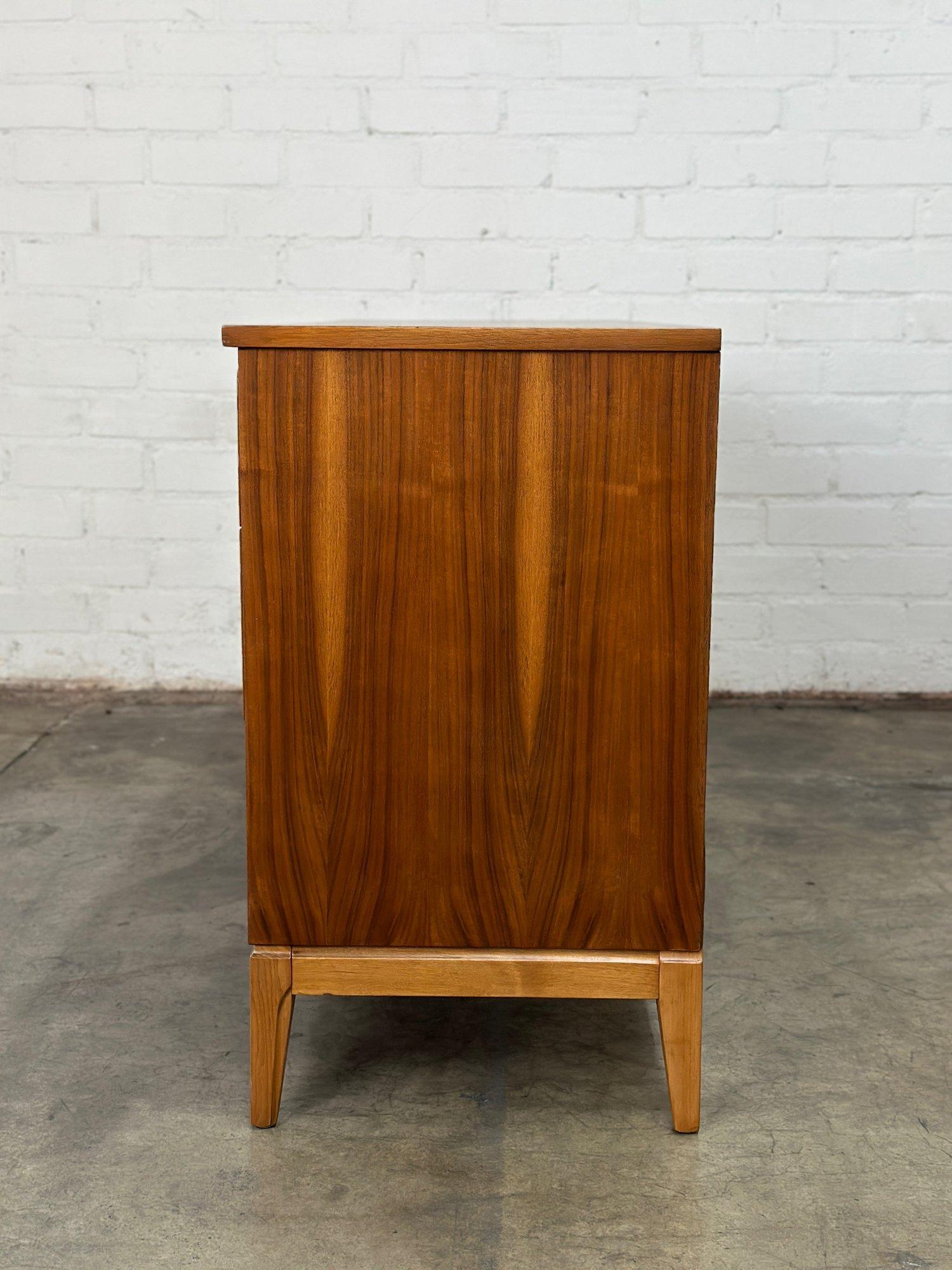 Two Tone Mid Century Dresser For Sale 1