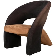 Two-Tone Modern Lounge Chair in the Manner of Pierre Paulin, Olivier Morgue