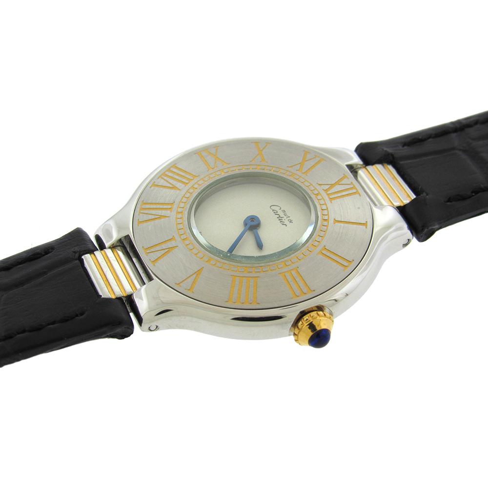 Two-Tone Must de Cartier 21 Women's Wristwatch 2