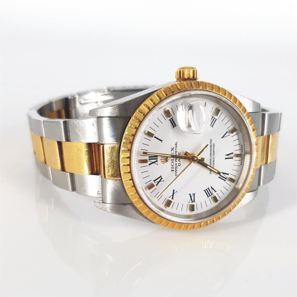 Modern Two Tone Rolex Oyster Perpetual Date