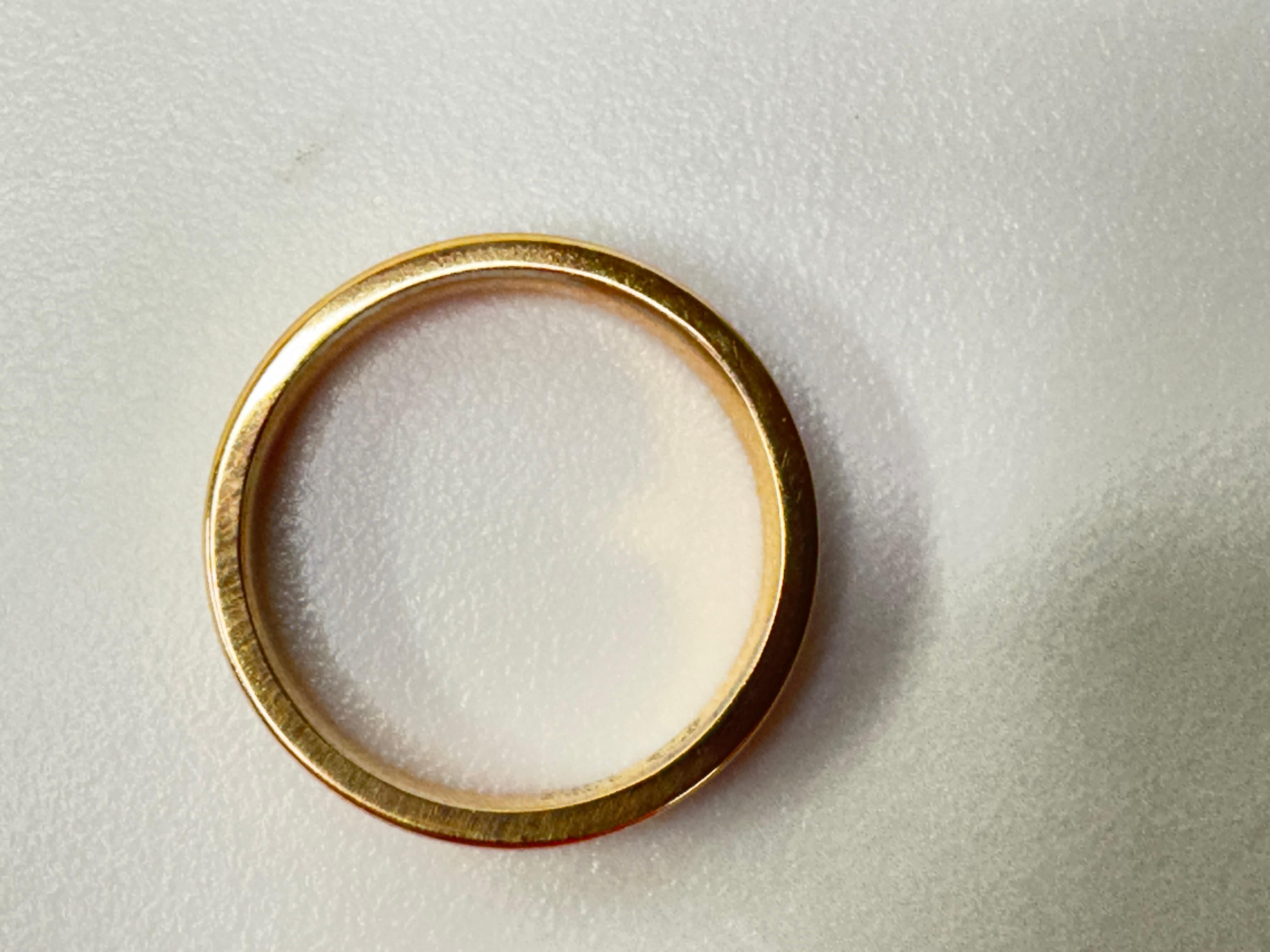 Two-Tone Rose Gold Fluted Band For Sale 1