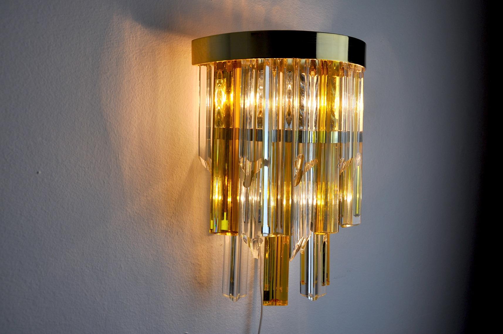 Two-Tone Sconce by Paolo Venini, Italy, 1970s For Sale 2