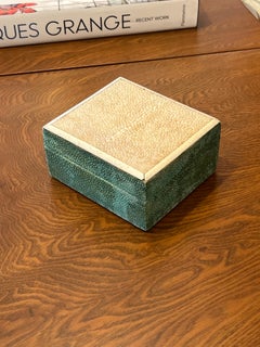 Art Deco Two-Tone Shagreen Box