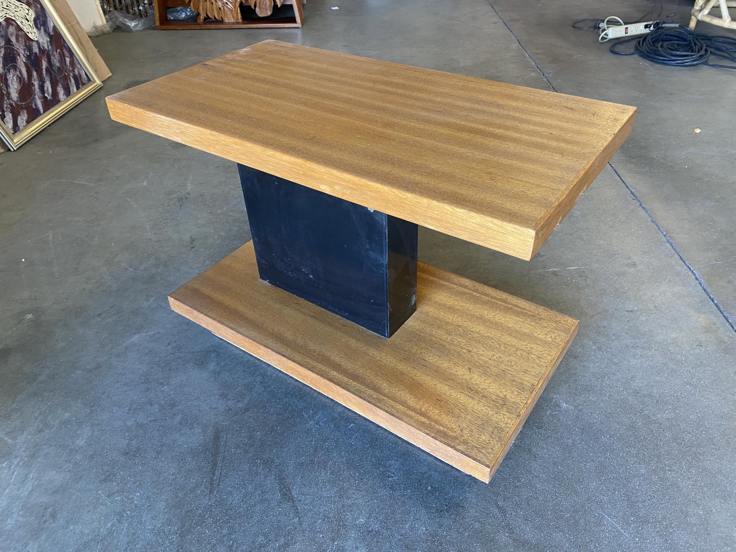 two tier side table