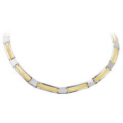 Used Two-Tone Versace style Necklace