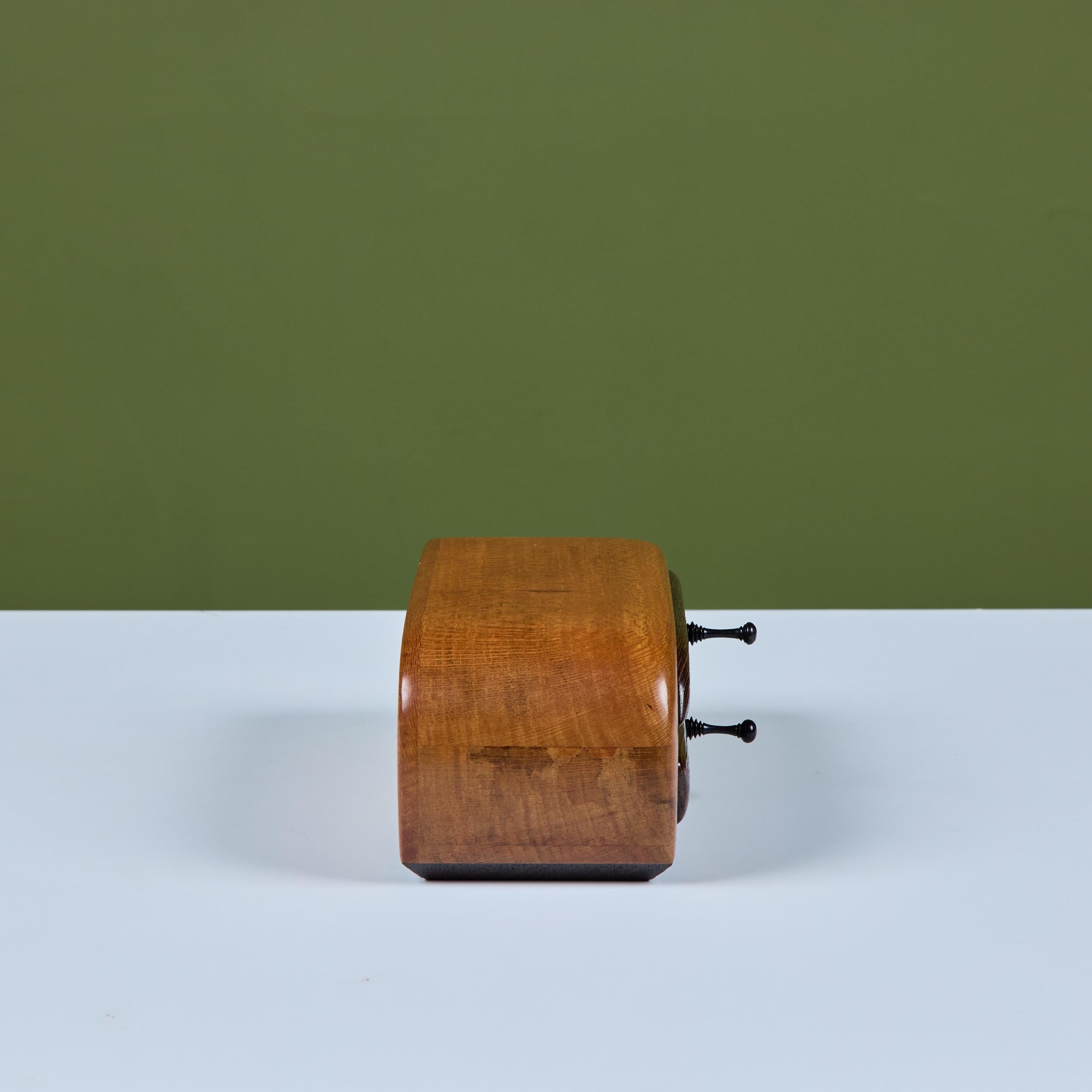Bois de rose Boîte à bijoux en Wood Wood bicolore en vente