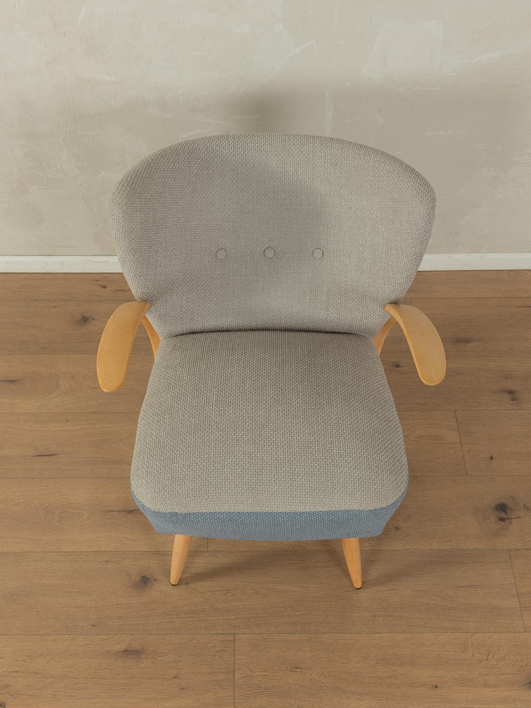 Milieu du XXe siècle Fauteuil bicolore en vente