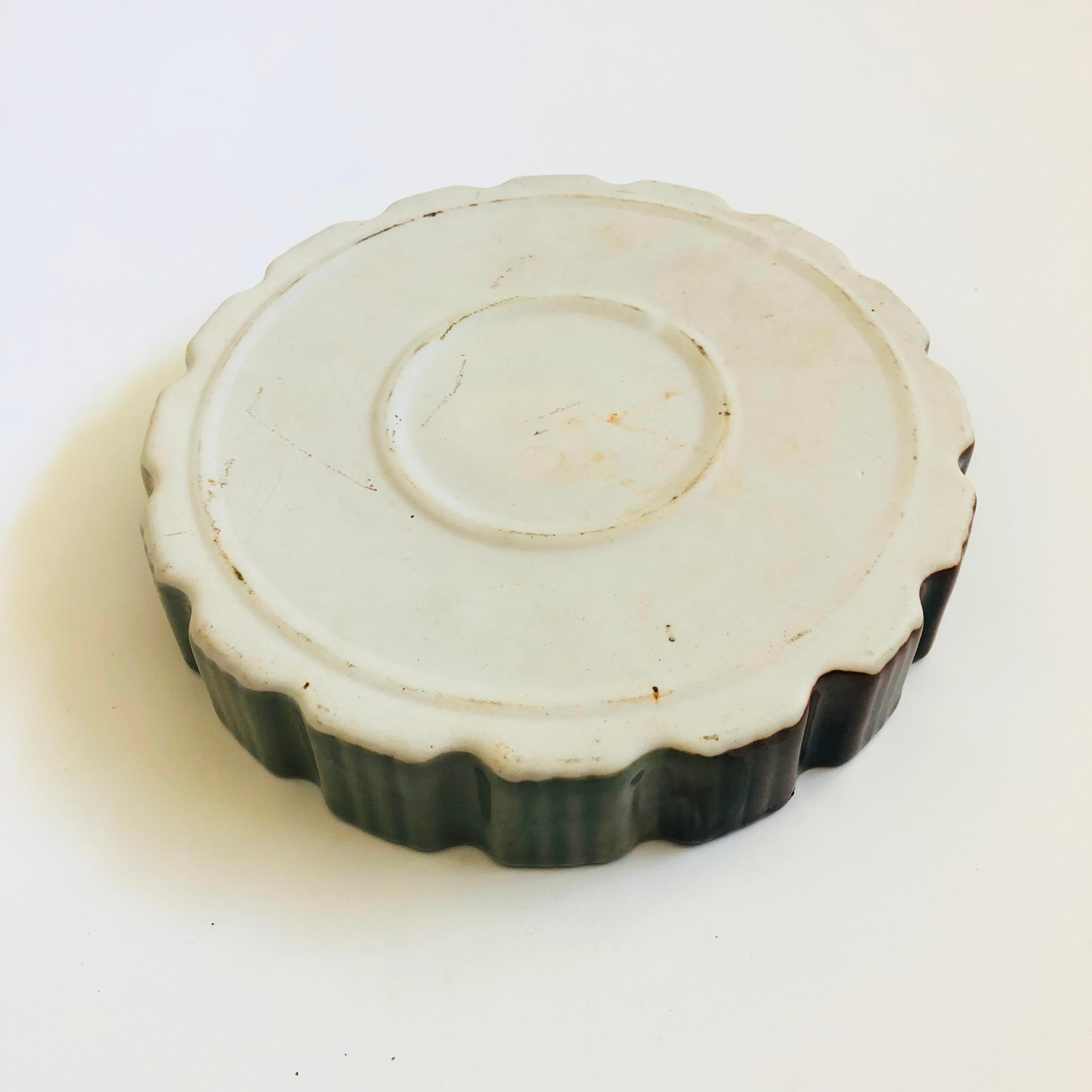 Plat à quiche Two Toned Studio Pottery en vente 1