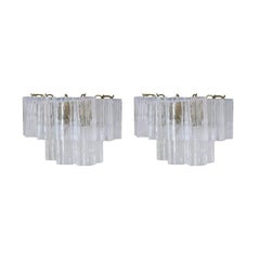 Two Tronchi Sconces by Venini