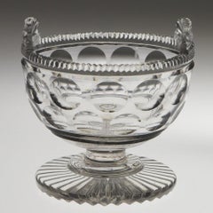 Two Twin Staved Glass Piggins c1840