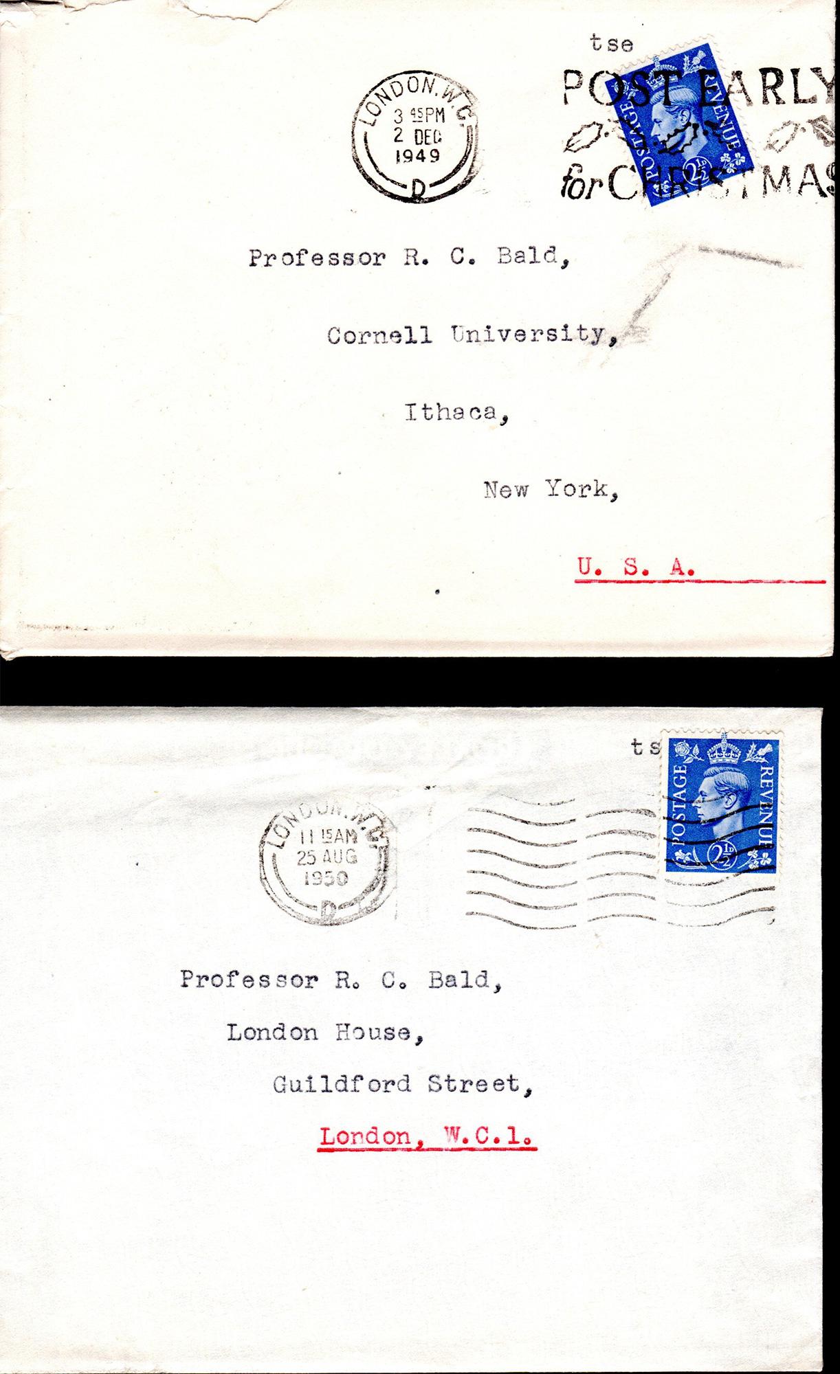 Two Typed Letters Signed (TLS) by T. S. Eliot In Good Condition For Sale In Middletown, NY