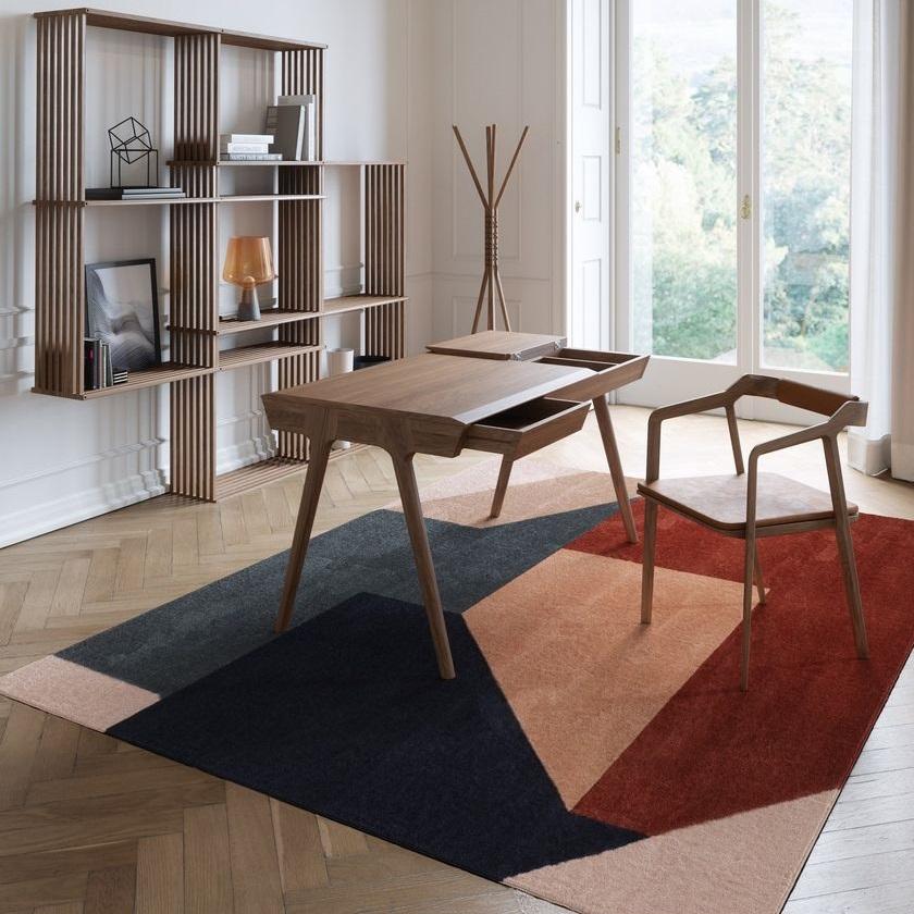 Estantería de dos unidades de madera artesanal en venta 1