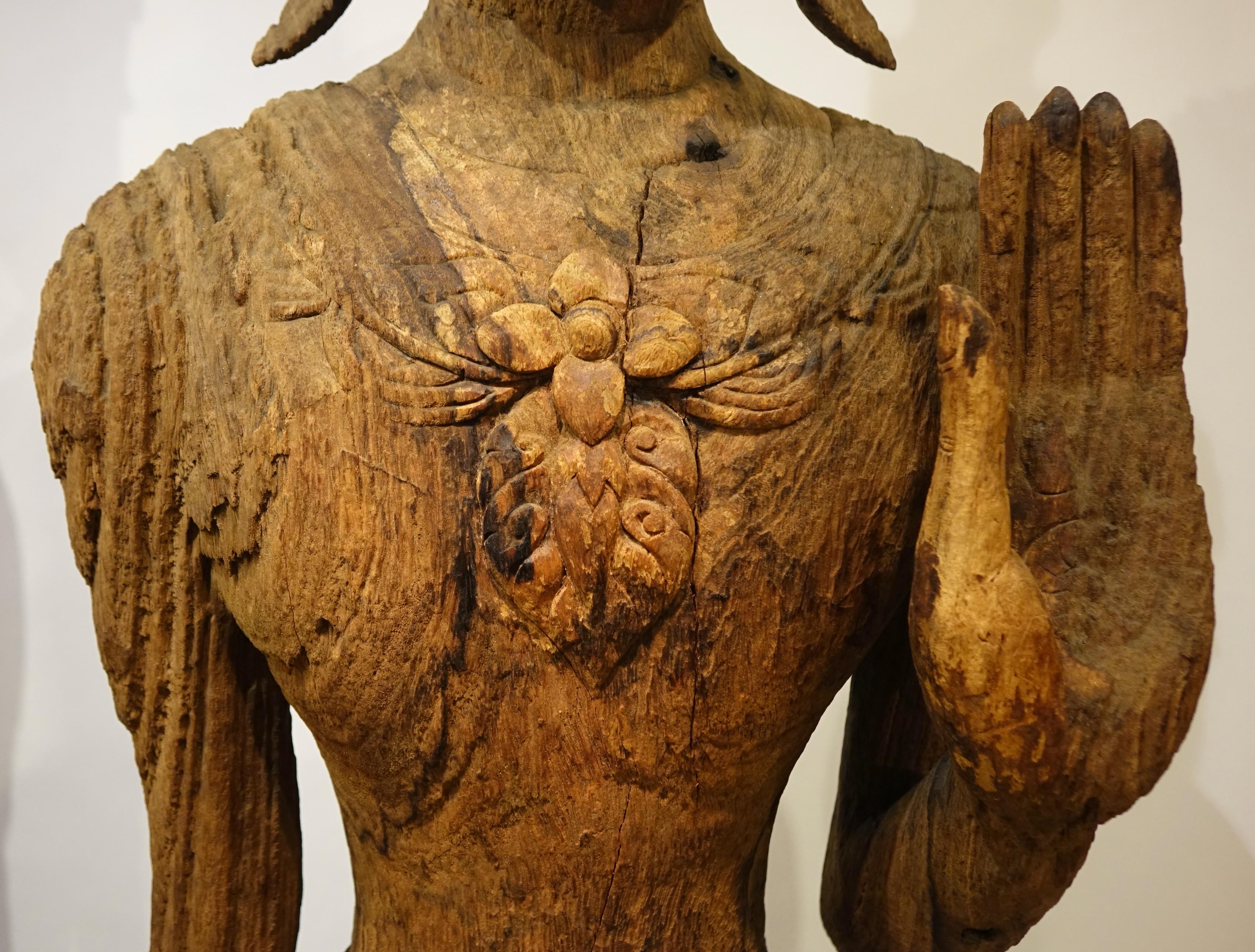 Two Very Large Buddhas, Laos , Luang-Prabang 17- 18th century For Sale 2