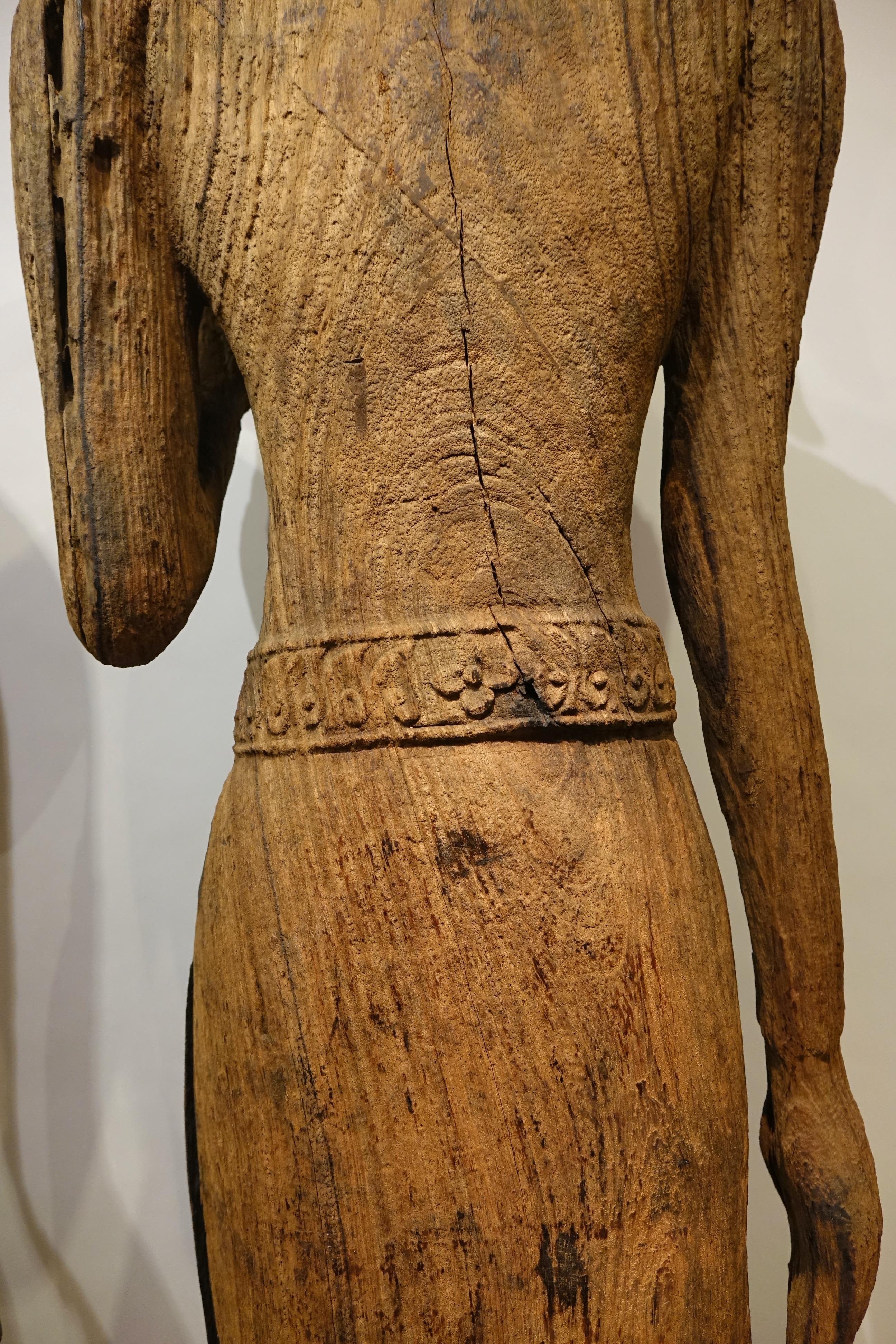 Two Very Large Buddhas, Laos , Luang-Prabang 17- 18th century For Sale 8