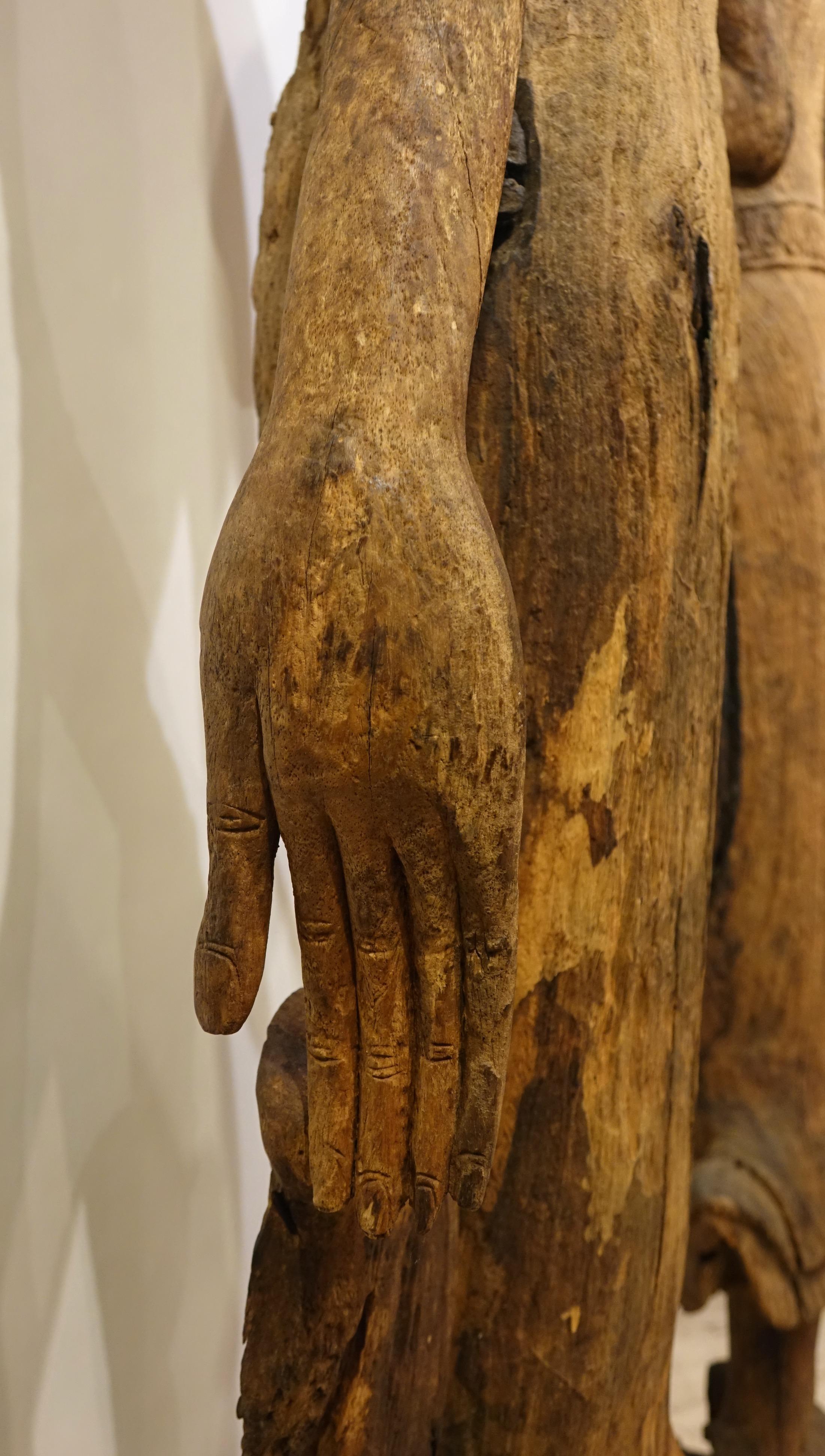 Two Very Large Buddhas, Laos , Luang-Prabang 17- 18th century For Sale 10