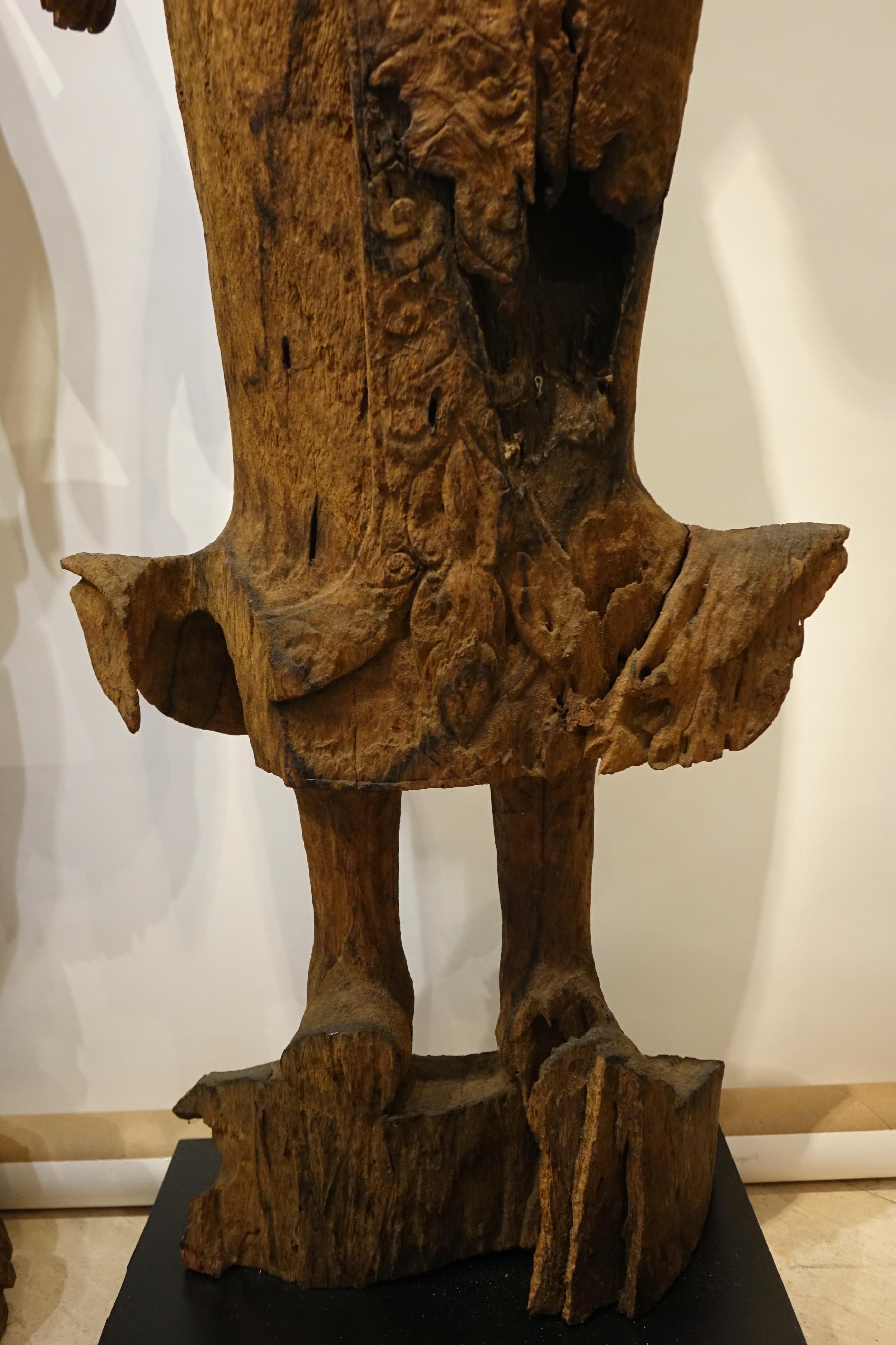 Two Very Large Buddhas, Laos , Luang-Prabang 17- 18th century For Sale 1