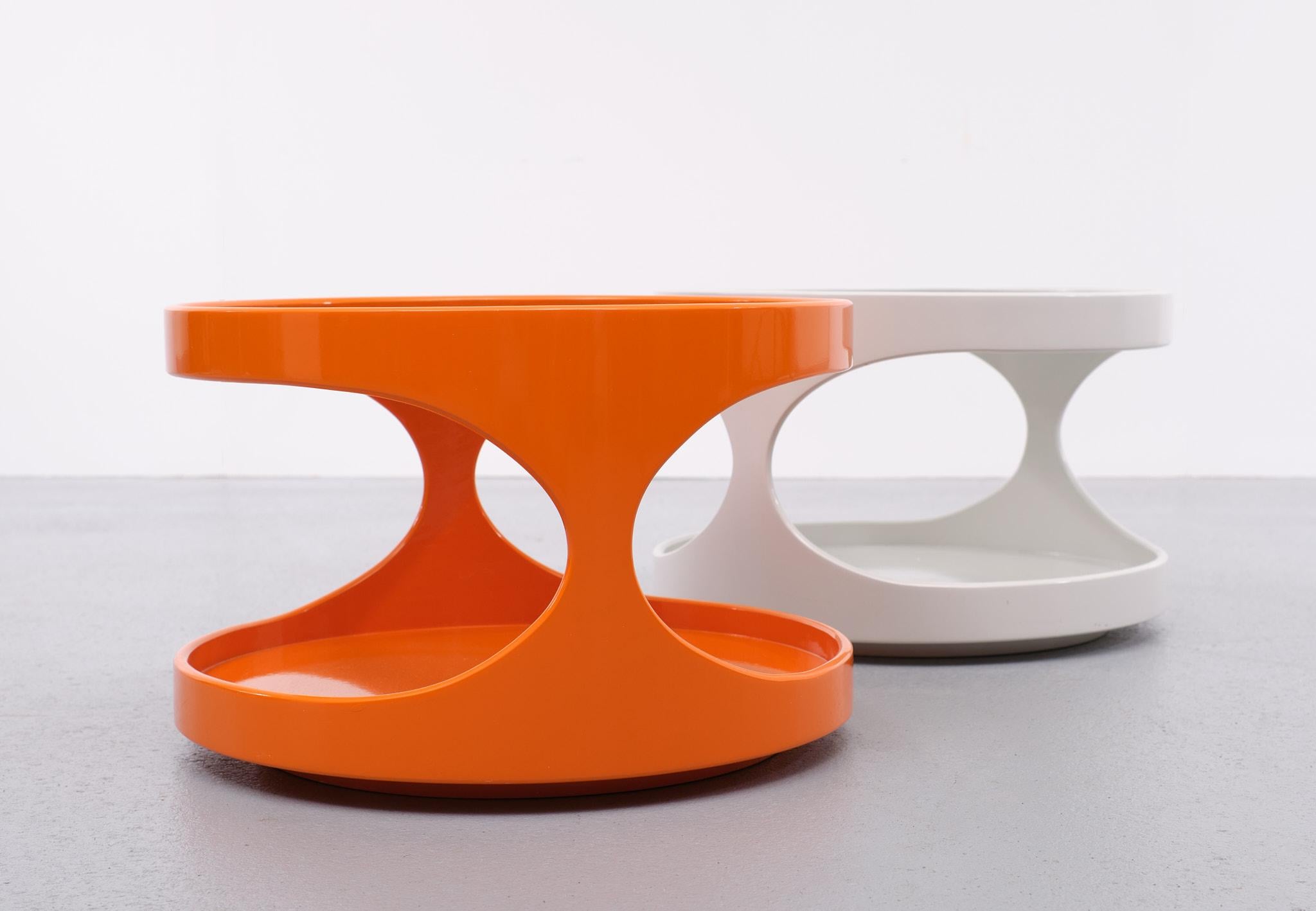 Late 20th Century Two Very Nice Space Ace Side Tables Nebu Holland, 1970s
