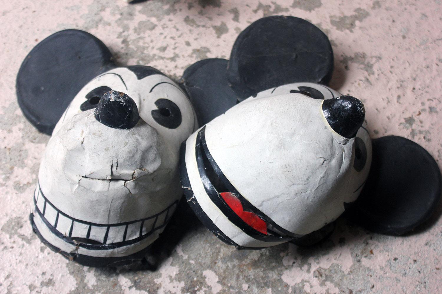 Two Very Rare German Walt Disney Mickey Mouse Masks, circa 1935 2