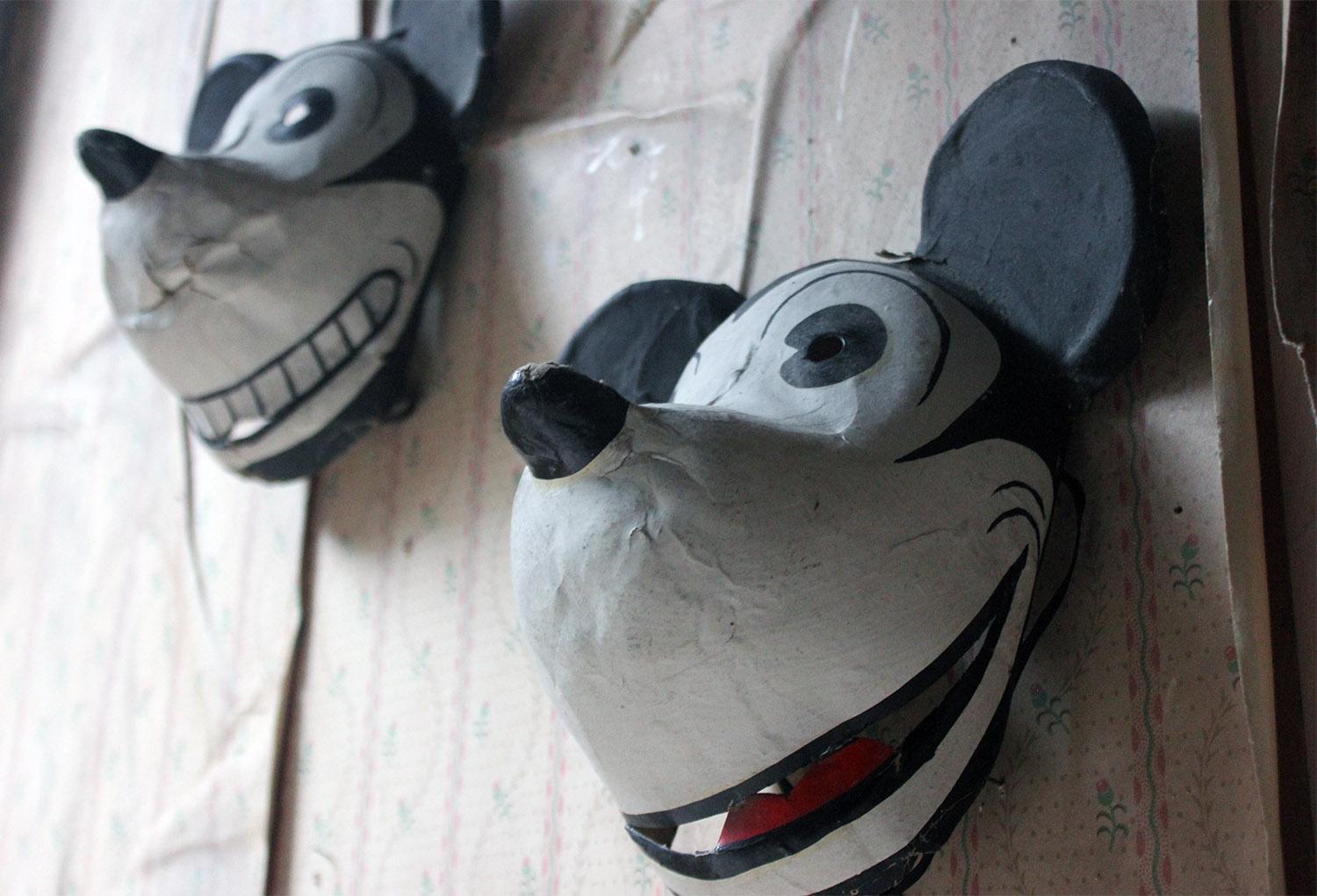 Two Very Rare German Walt Disney Mickey Mouse Masks, circa 1935 4