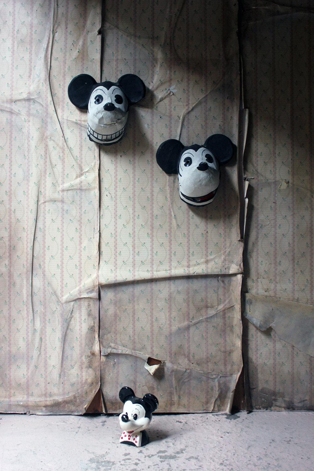 Two Very Rare German Walt Disney Mickey Mouse Masks, circa 1935 7