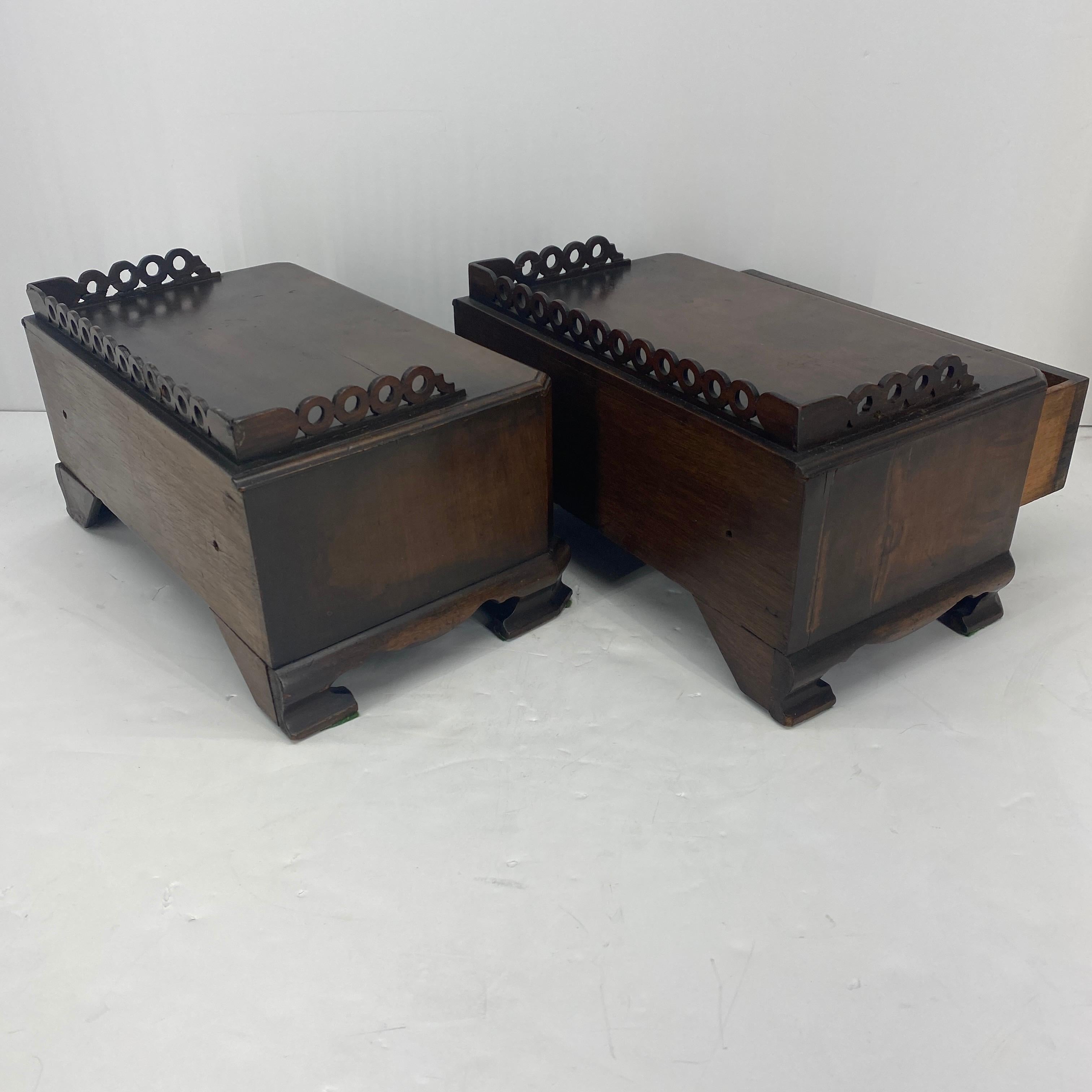 Two Victorian Mahogany Jewelry Boxes, 1875-1900, England 13