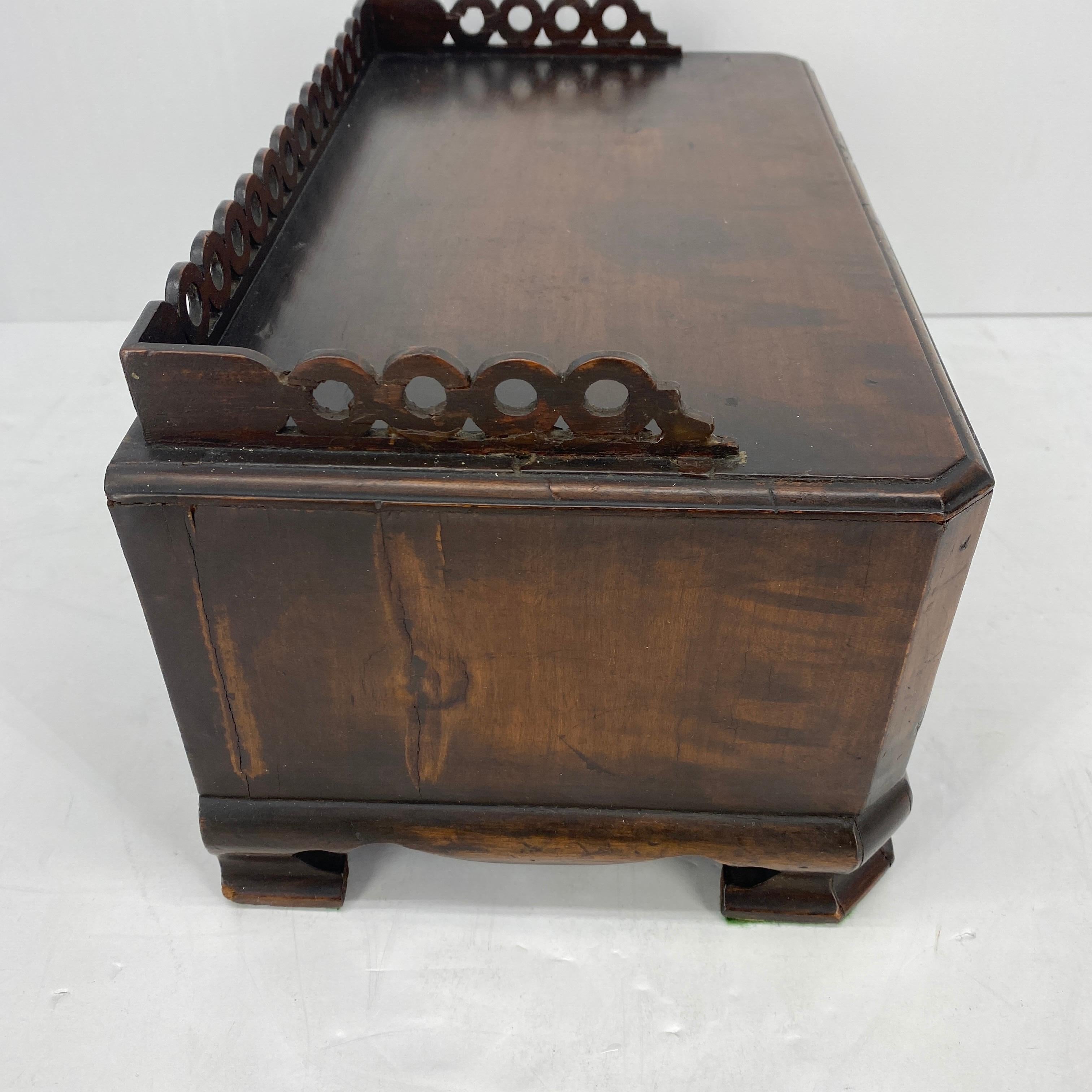 Late Victorian Two Victorian Mahogany Jewelry Boxes, 1875-1900, England