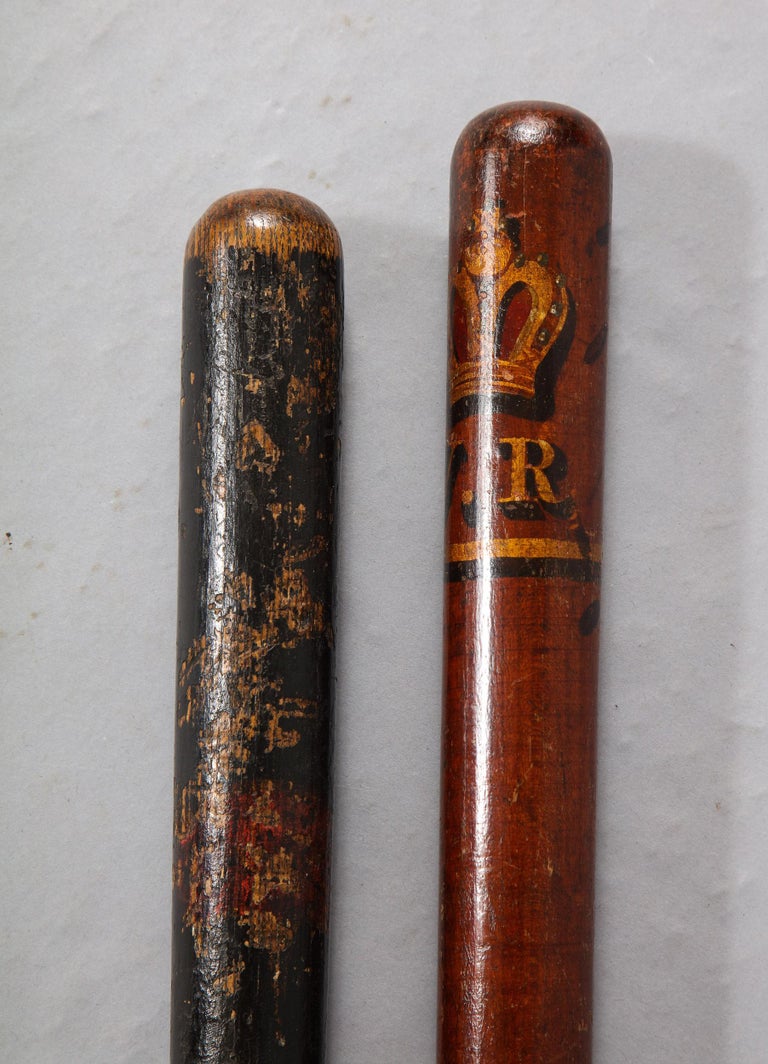 Two Victorian Policeman's Truncheons at 1stDibs