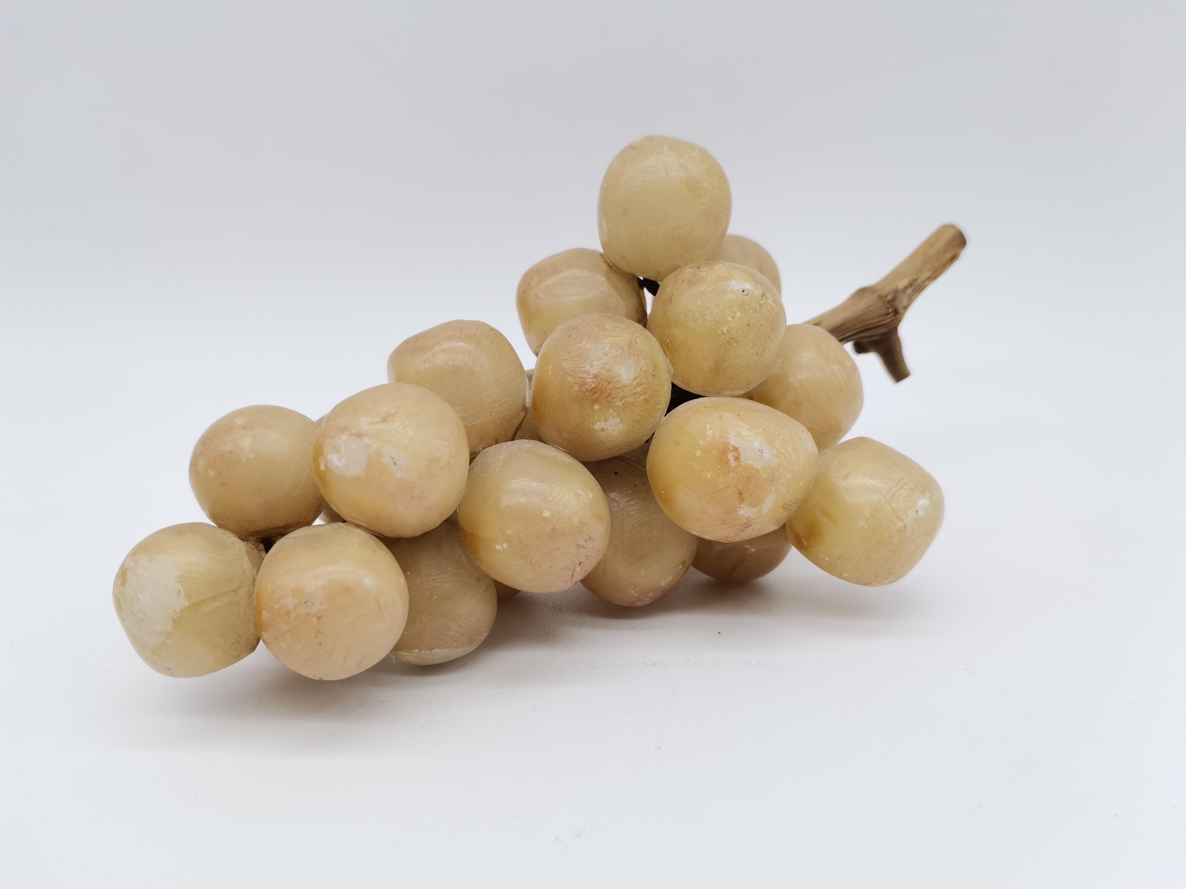 20th Century Two Vines of Grapes 'Brighter and Darker', Alabaster For Sale