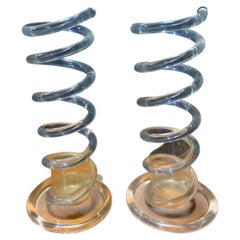 Two Vintage Acrylic Dorothy Thorpe Umbrella stands