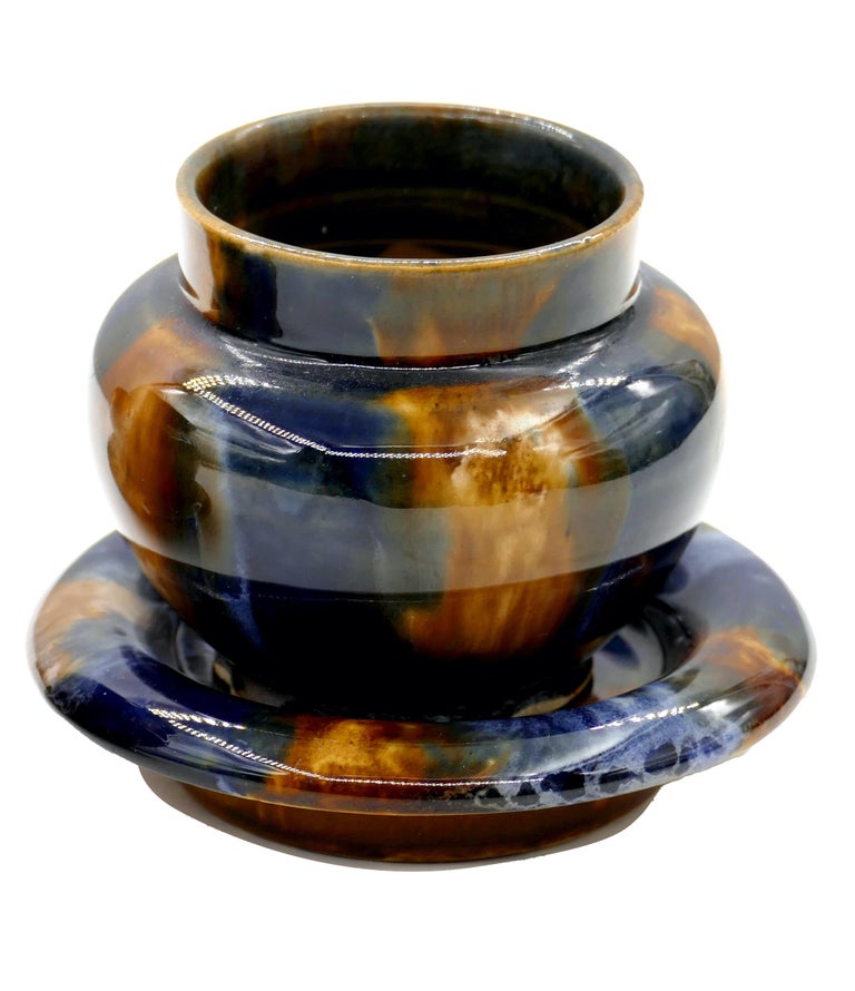 Two Vintage Denby Pottery Small Vases, Late 20th Century at 1stDibs