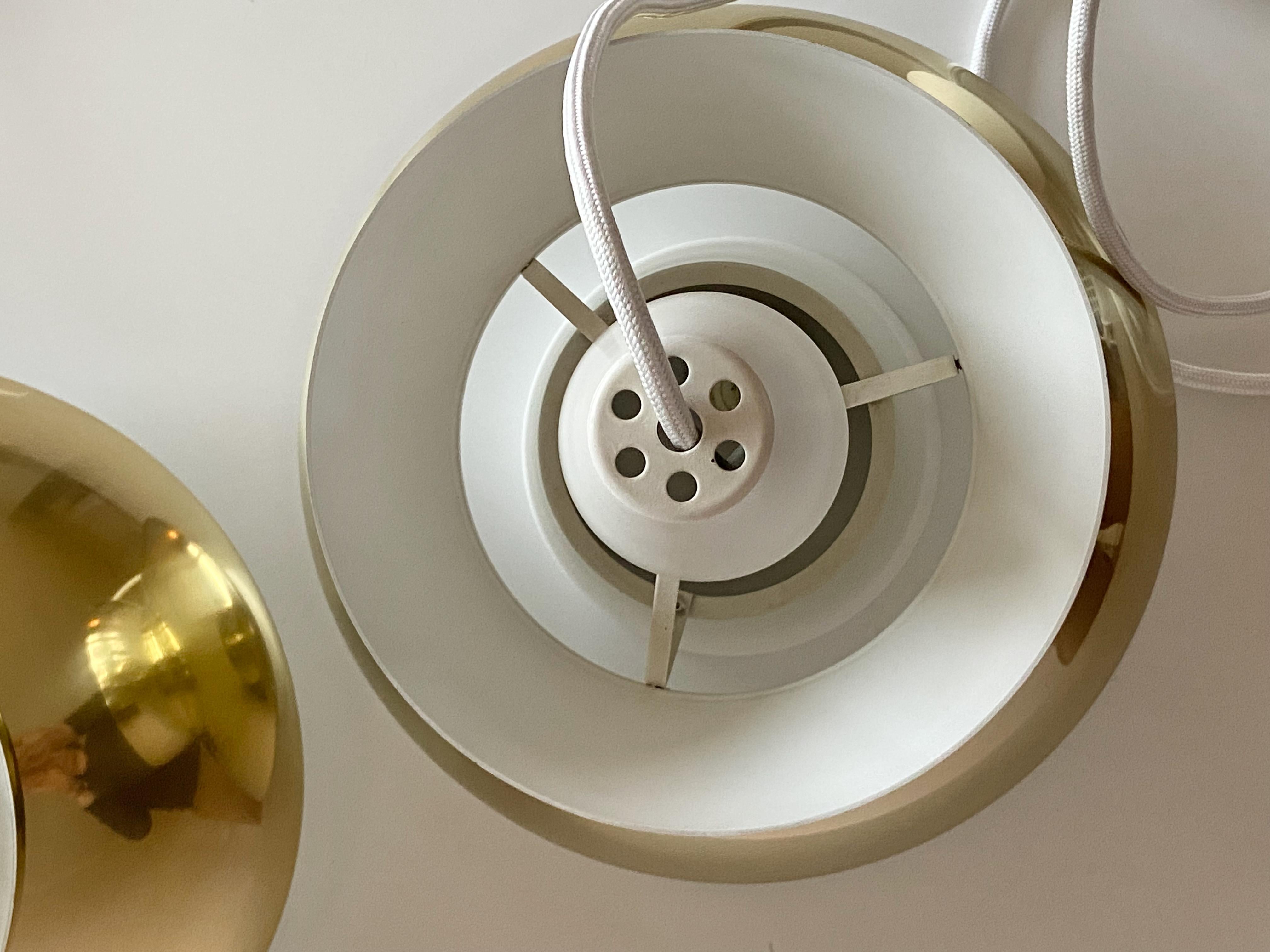 Danish Two Vintage Doo-Wop Pendant Lamp by Louis Poulsen, Denmark For Sale