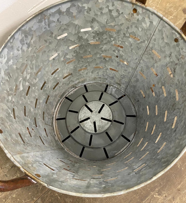 Two Vintage Galvanized Pails For Sale at 1stDibs