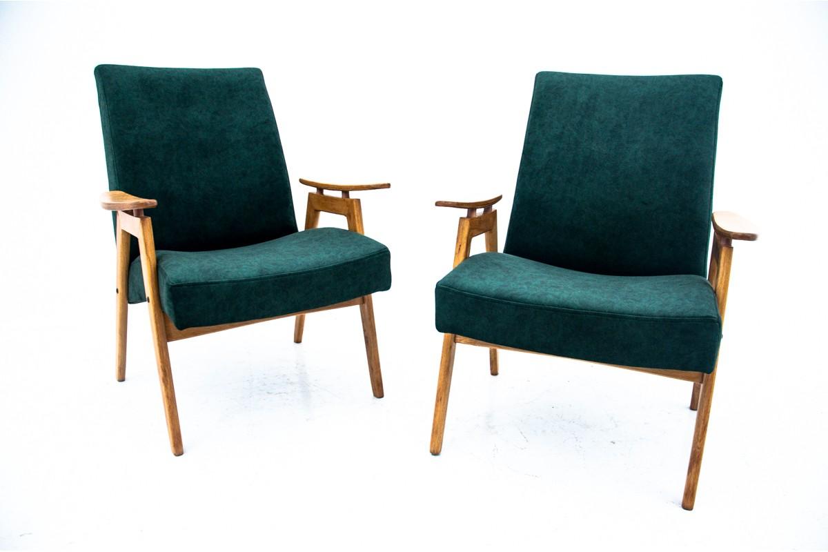 Grüne Sessel im Vintage-Stil von Jaroslav mdek für Jitona, Tschechoslowakei, 1960er Jahre im Angebot 6