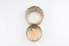 Two Vintage Italian Sterling Silver Wine Coasters by Dario Alfredo of Padova