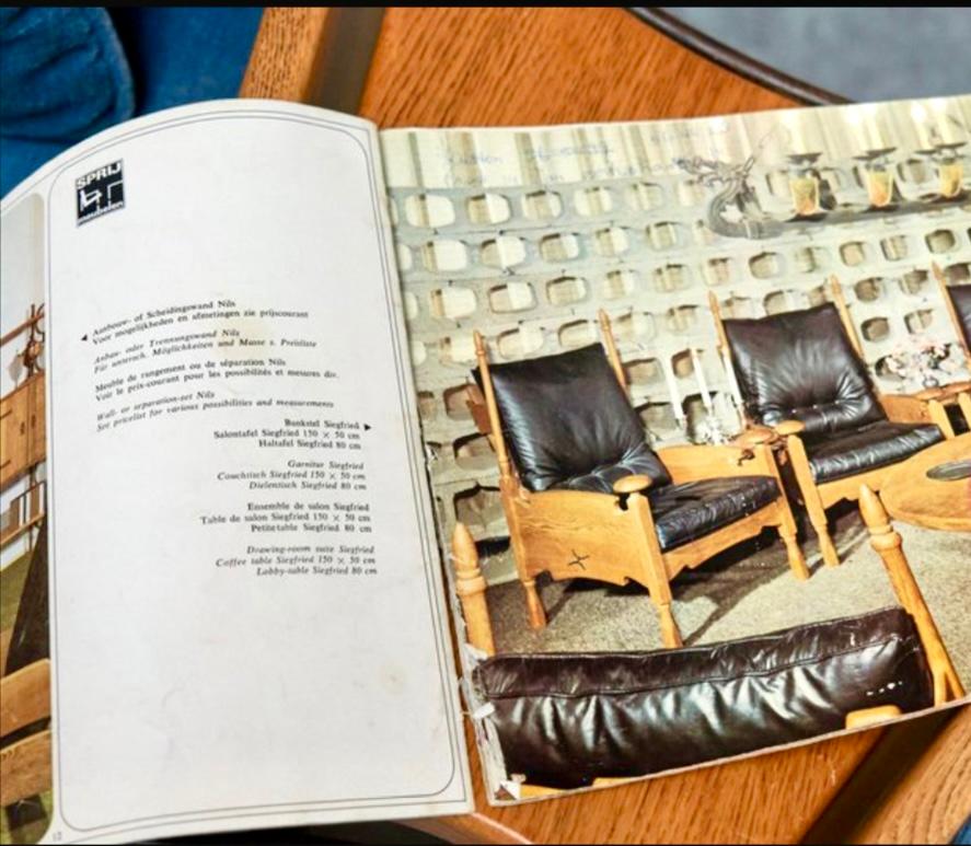 Two vintage oak armchairs by Abraham 'Bram' Sprij, 1960's For Sale 6