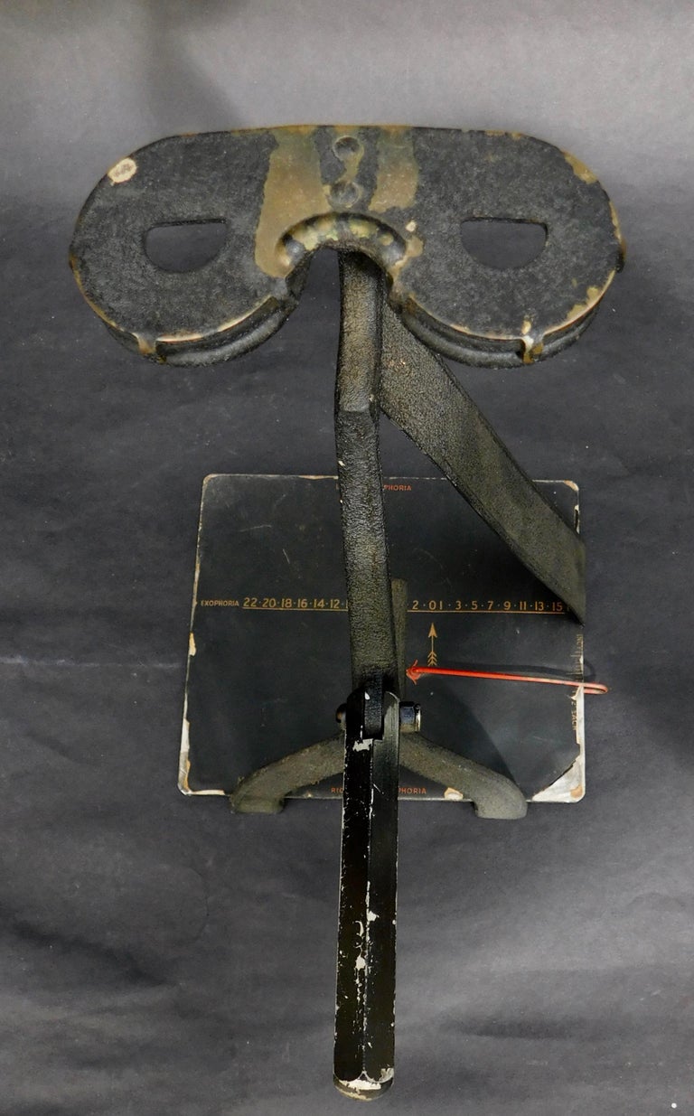 Two Vintage Ophthalmologists Eye Test Instruments For Sale at 1stDibs