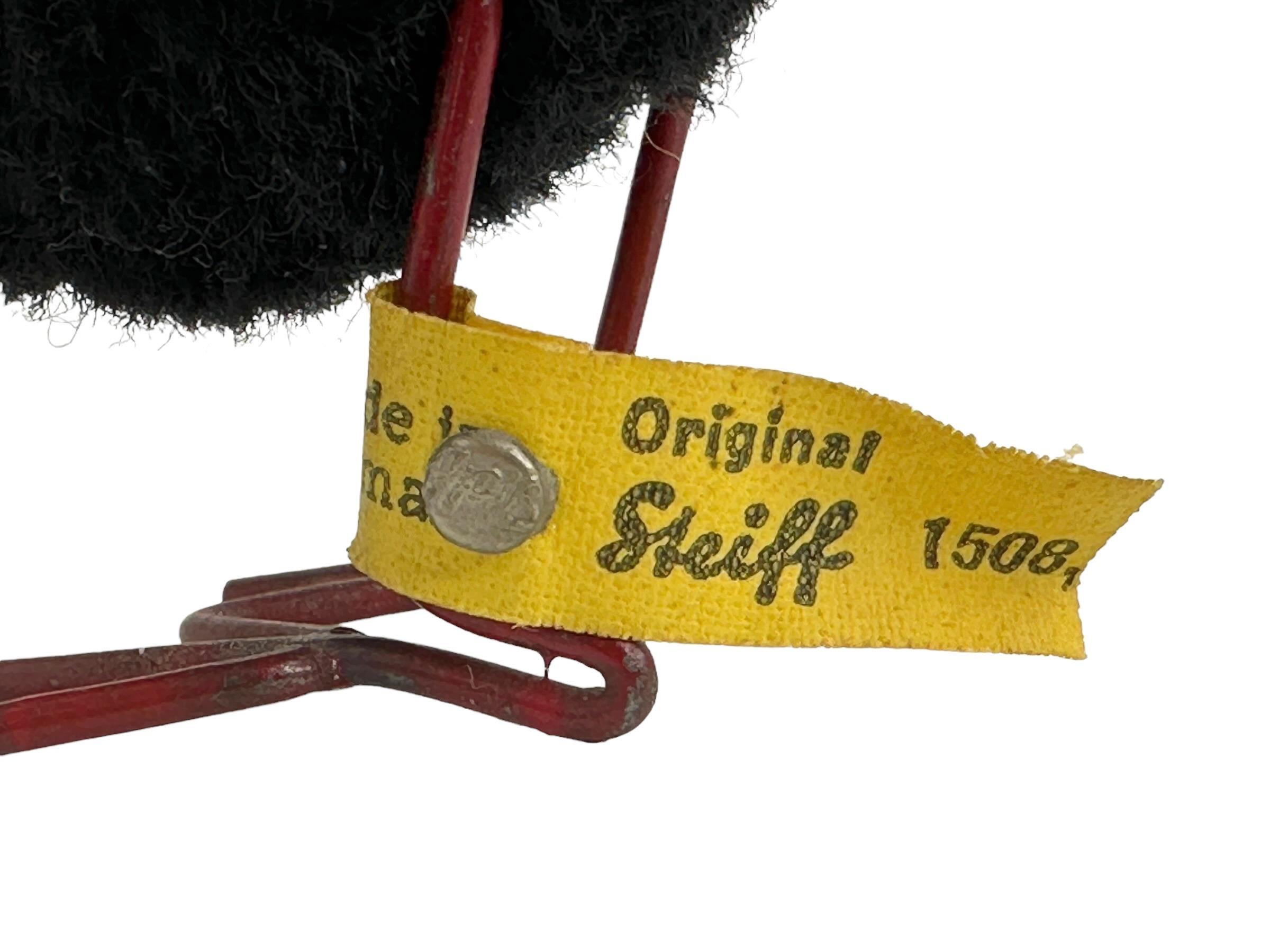 Zwei Vintage Steiff-Tierwoll-Vogel-Miniaturen, 1960 - 1970er Jahre Vintage Deutsches Vintage-Spielzeug im Angebot 2