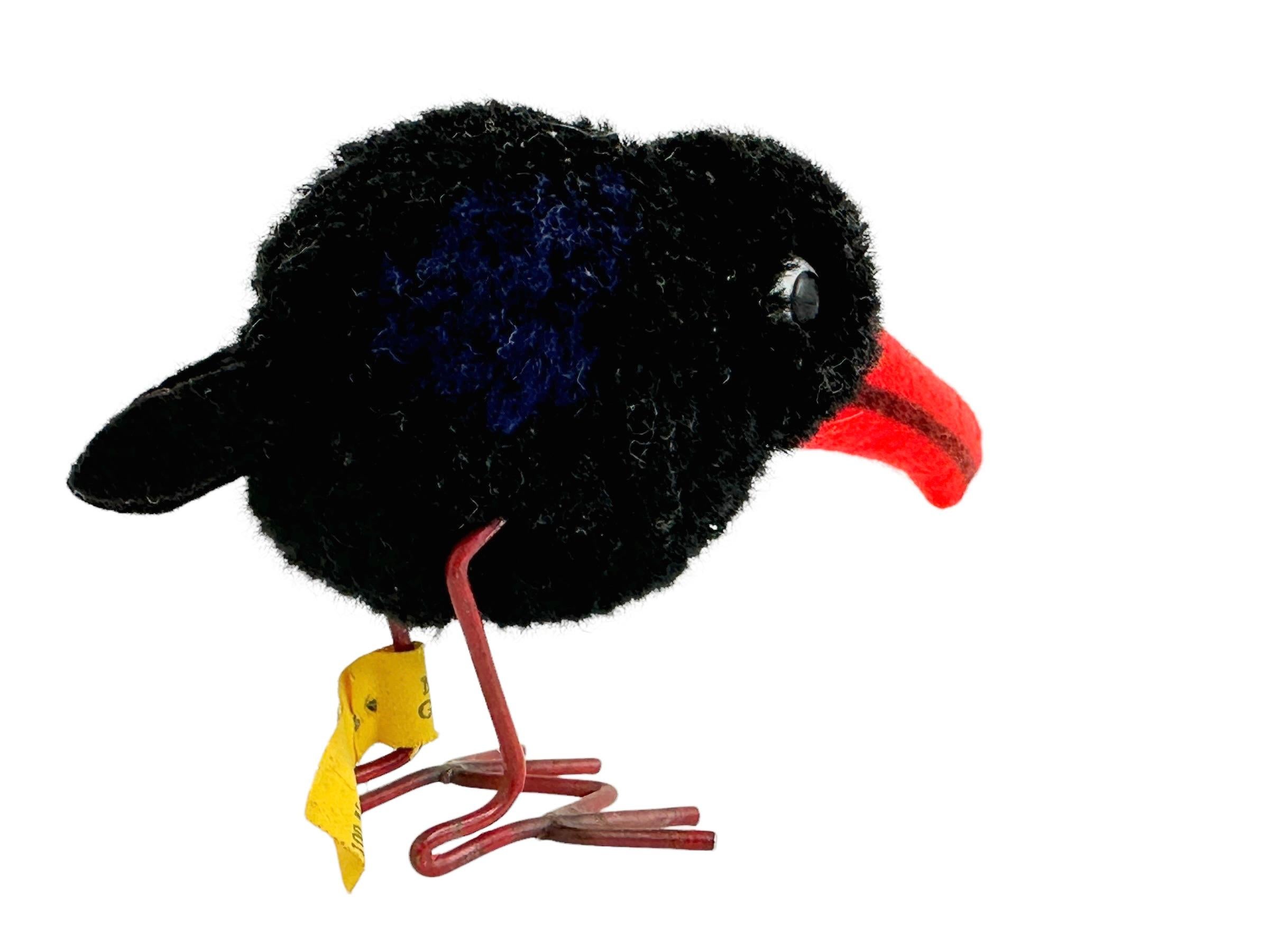 Zwei Vintage Steiff-Tierwoll-Vogel-Miniaturen, 1960 - 1970er Jahre Vintage Deutsches Vintage-Spielzeug (Mitte des 20. Jahrhunderts) im Angebot