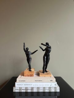 Two vintage wax figurines female nude