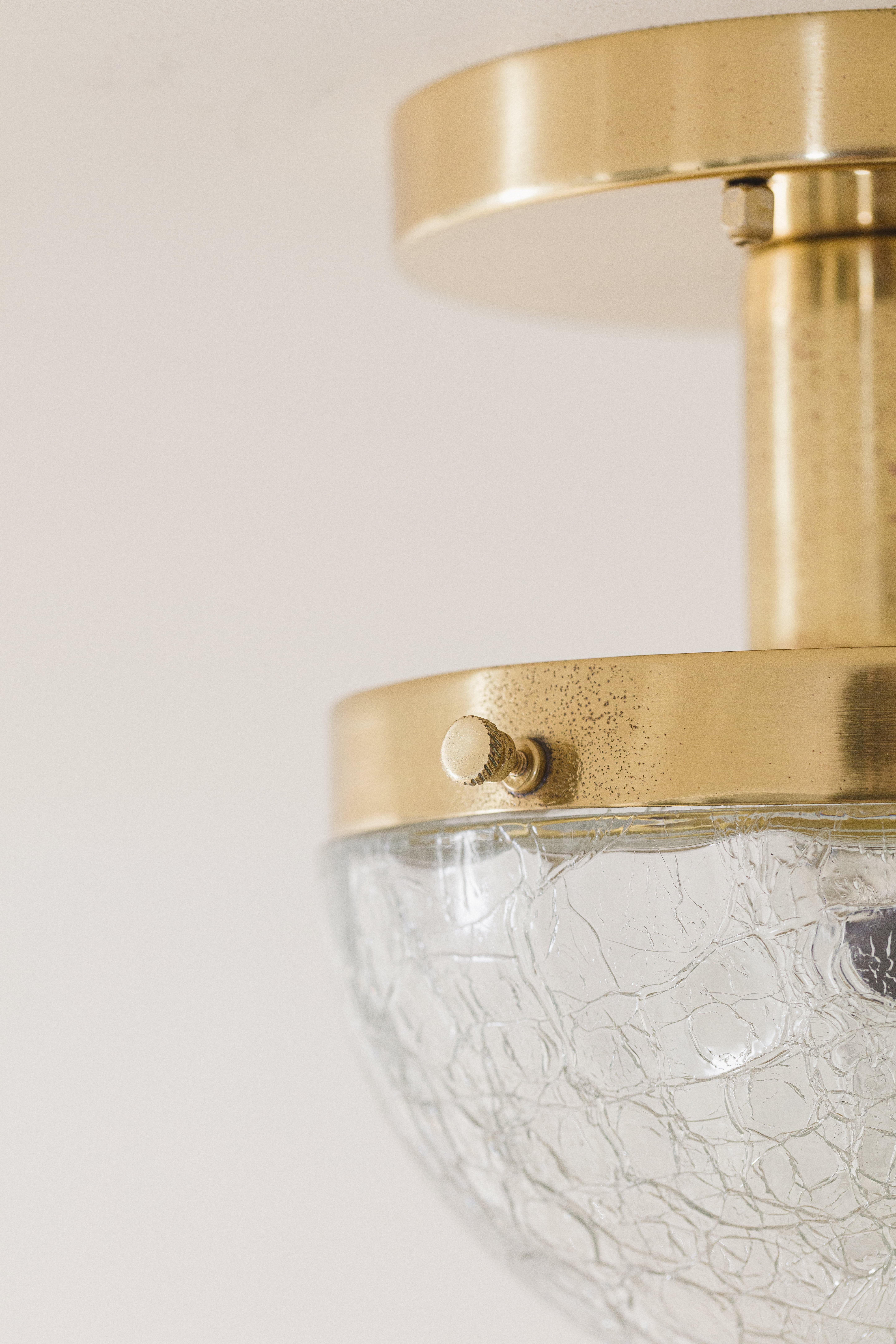 Metà XX secolo Due lampade da parete/soffitto, Design di Carlo Montalto & Filhos, Brasile, anni '60 in vendita