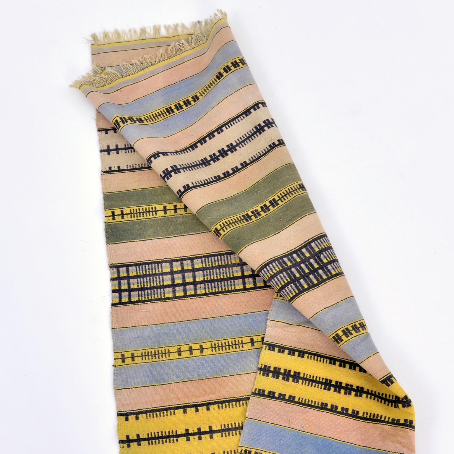 Wandteppiche aus Baumwolle, Flachgewebe, handgewebt, Bauhaus-Weberei, ca. 1925 im Angebot 2