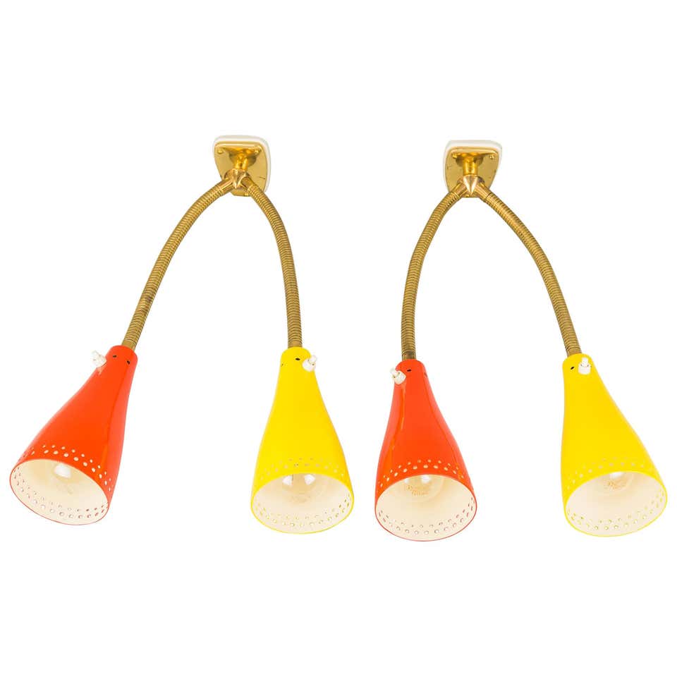 Swinging Wall Lamp, circa 1950s For Sale at 1stDibs