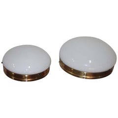 Two Wall Lights 1960s in the Style of Stilnovo