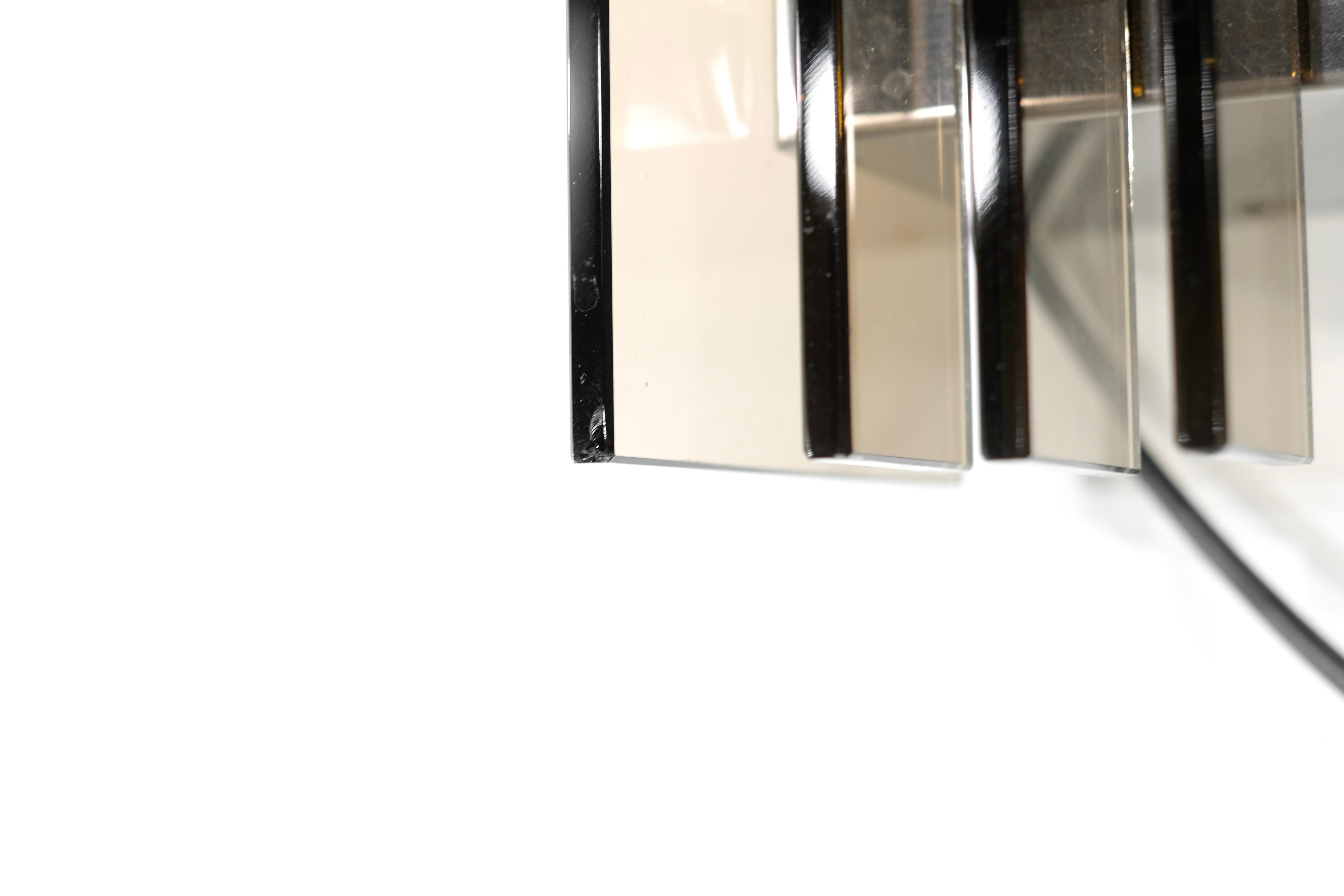 Two Wall Lights in glass for FAB , Italy 1970s. 7