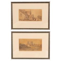 Two Watercolors By John Varley