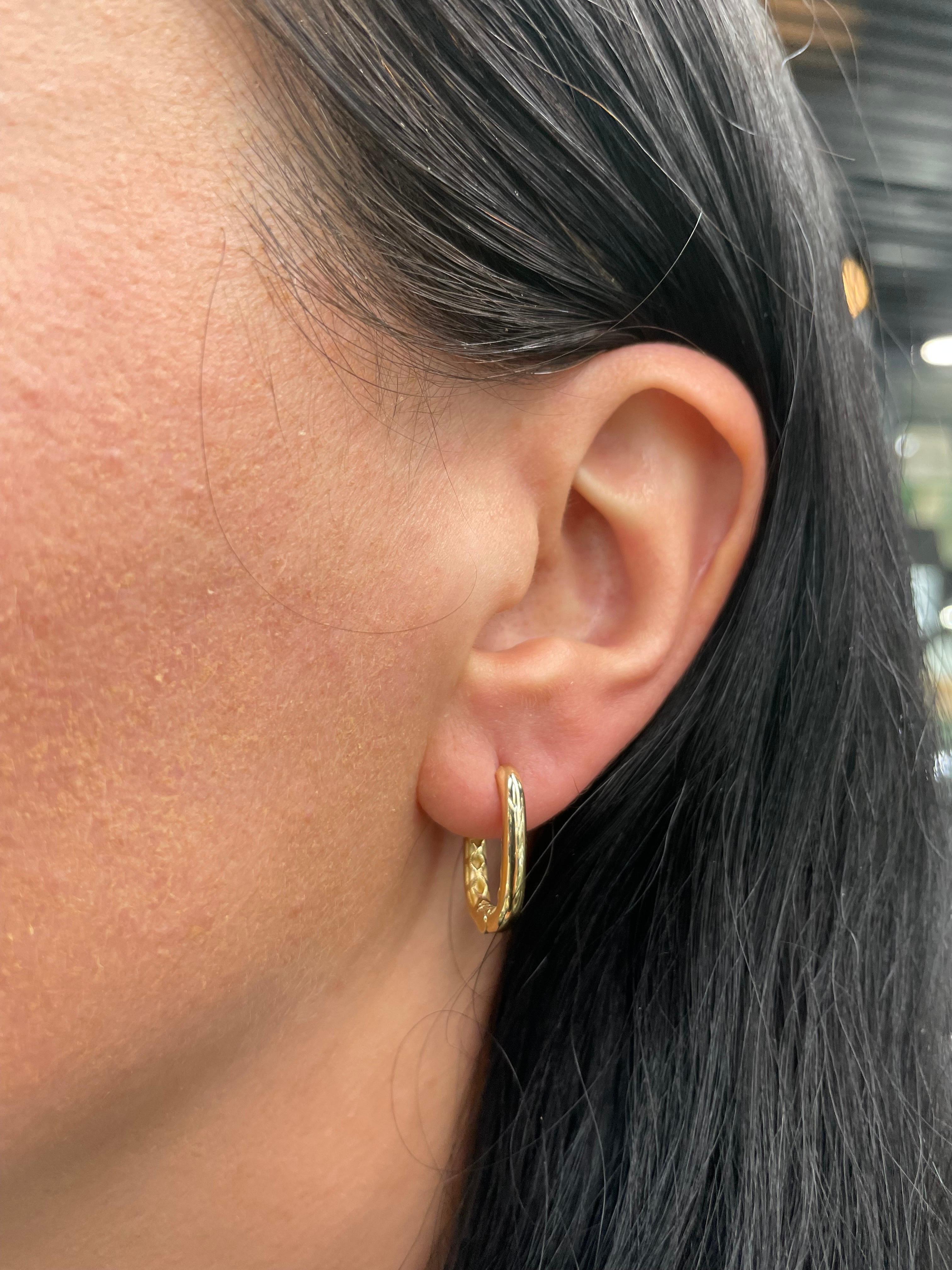 Two Way Detachable Diamond Link Drop Earrings 1.68 CT 14 Karat Yellow White Gold 3