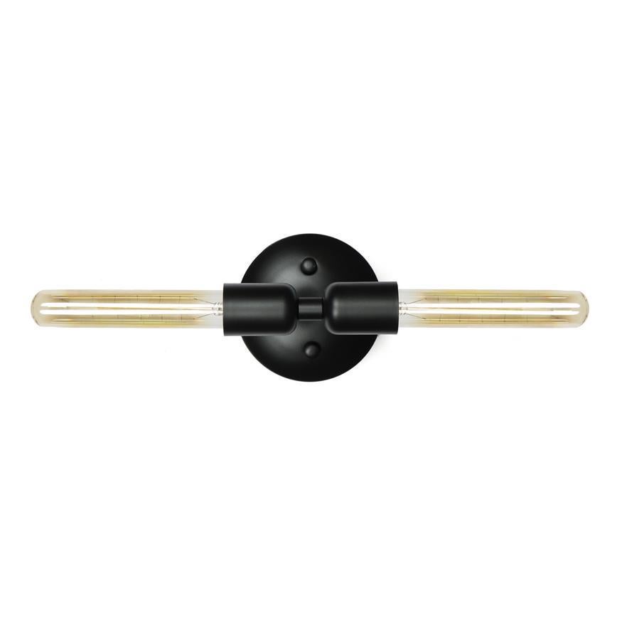 American Two Way Sconce Light Black For Sale