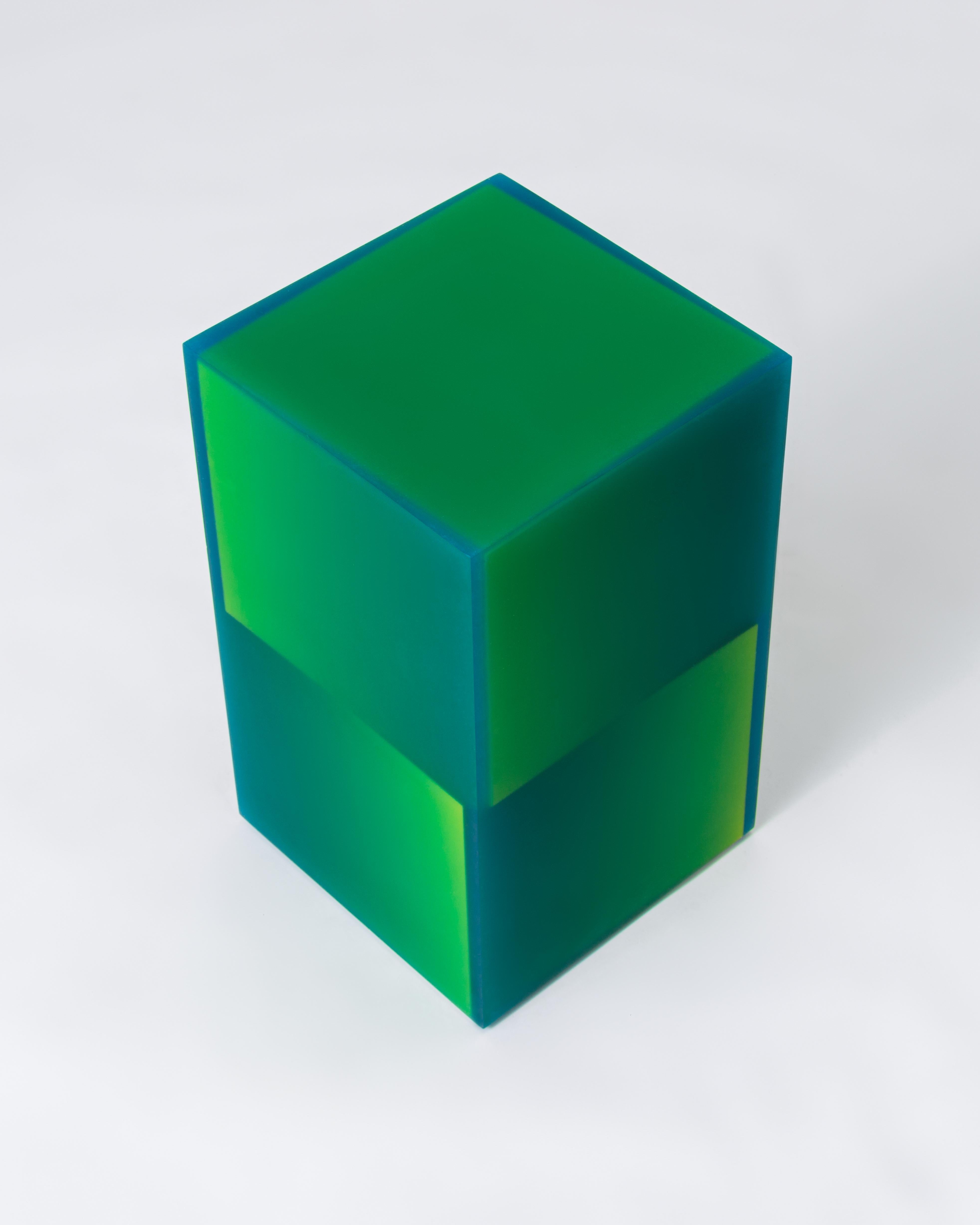 Two Way Shift Box by FACTURE STUDIO

Resin, wood
20 × 12 × 12 in
50.8 × 30.5 × 30.5 cm

Multi-layer side table in single or multi-color options. Utilizing a medley of gradual saturation shifts in different directions, the effects in this piece