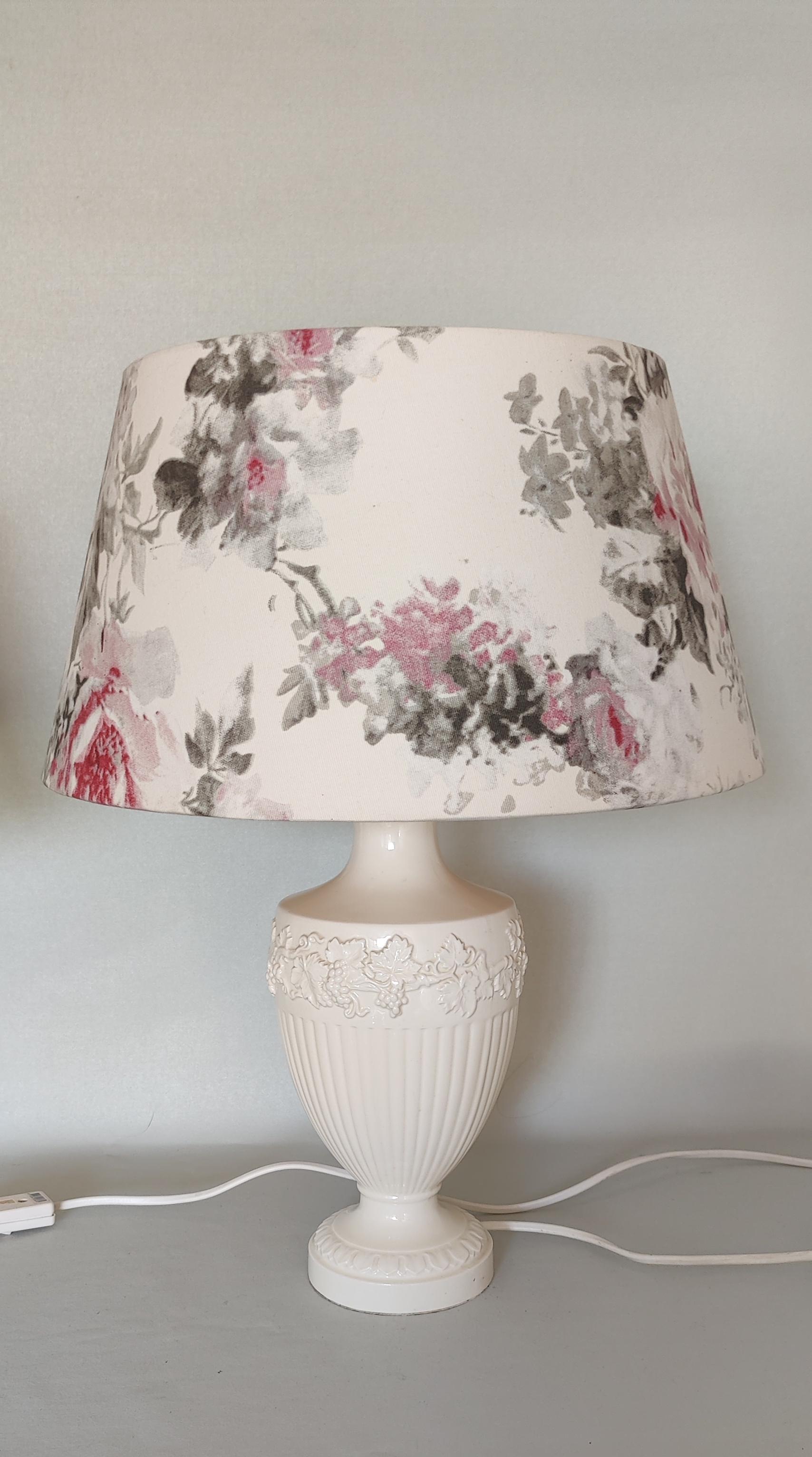 Ceramic Two Wedgwood Table Lamps ´Edme Vine´, 1960s For Sale