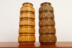 Two West Germany Floor Vases 1970s